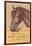 Advertisement with Horse-null-Framed Art Print