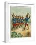 Advertisement with Rabbit Soldiers-null-Framed Giclee Print