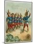 Advertisement with Rabbit Soldiers-null-Mounted Giclee Print