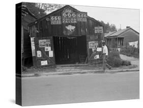 Advertisements for Popular Malaria Cure, Natchez, Mississippi, c.1935-Ben Shahn-Stretched Canvas