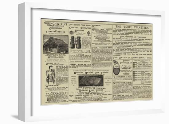 Advertisements-null-Framed Giclee Print