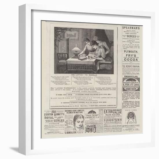 Advertisements-null-Framed Giclee Print