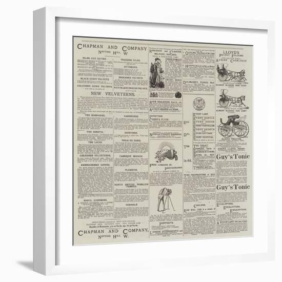 Advertisements-null-Framed Giclee Print