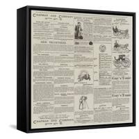 Advertisements-null-Framed Stretched Canvas