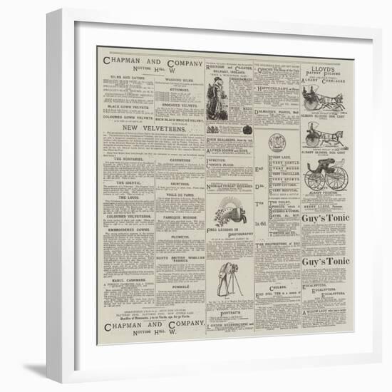 Advertisements-null-Framed Giclee Print