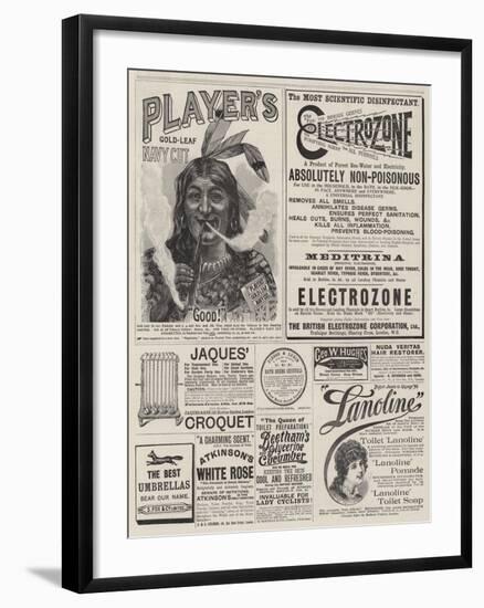 Advertisements-null-Framed Giclee Print