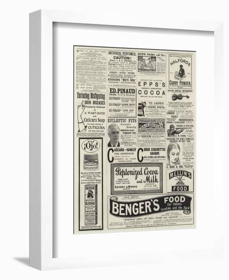 Advertisements-null-Framed Giclee Print