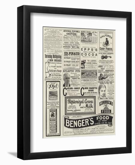 Advertisements-null-Framed Premium Giclee Print