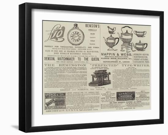 Advertisements-null-Framed Giclee Print