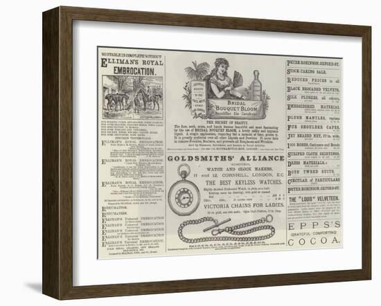 Advertisements-null-Framed Giclee Print