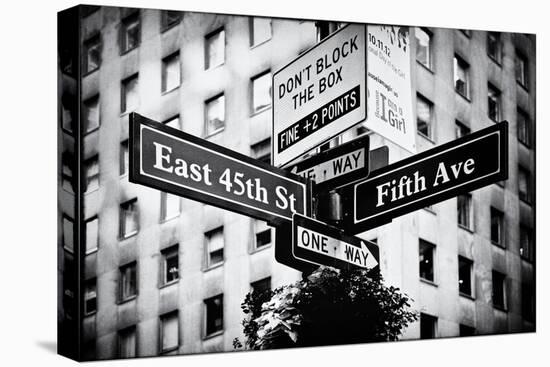 Advertising - 45th Street - Fifth avenue -Times square - Manhattan - New York City - United States-Philippe Hugonnard-Stretched Canvas