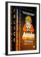 Advertising - Annie the musical - Times square - Manhattan - New York City - United States-Philippe Hugonnard-Framed Photographic Print