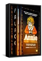 Advertising - Annie the musical - Times square - Manhattan - New York City - United States-Philippe Hugonnard-Framed Stretched Canvas