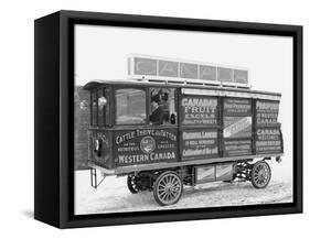 Advertising bus for the Canadian Government Colonization Company, 1900-5-null-Framed Stretched Canvas