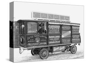 Advertising bus for the Canadian Government Colonization Company, 1900-5-null-Stretched Canvas