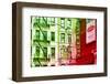 Advertising - Cafe Roma - Little Italy - Manhattan - New York - United States-Philippe Hugonnard-Framed Photographic Print