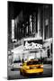 Advertising - Chicago the musical - Yellow Taxi Cabs - Times square - Manhattan - New York City - U-Philippe Hugonnard-Mounted Premium Photographic Print