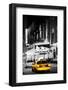 Advertising - Chicago the musical - Yellow Taxi Cabs - Times square - Manhattan - New York City - U-Philippe Hugonnard-Framed Photographic Print