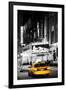 Advertising - Chicago the musical - Yellow Taxi Cabs - Times square - Manhattan - New York City - U-Philippe Hugonnard-Framed Premium Photographic Print