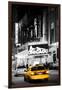 Advertising - Chicago the musical - Yellow Taxi Cabs - Times square - Manhattan - New York City - U-Philippe Hugonnard-Framed Premium Photographic Print