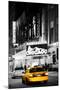 Advertising - Chicago the musical - Yellow Taxi Cabs - Times square - Manhattan - New York City - U-Philippe Hugonnard-Mounted Photographic Print