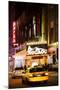 Advertising - Chicago the musical - Yellow Taxi Cabs - Times square - Manhattan - New York City - U-Philippe Hugonnard-Mounted Photographic Print