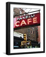 Advertising - Fanelli Cafe - Soho - Mahnattan - New York - United States-Philippe Hugonnard-Framed Photographic Print