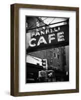 Advertising - Fanelli Cafe - Soho - Mahnattan - New York - United States-Philippe Hugonnard-Framed Photographic Print