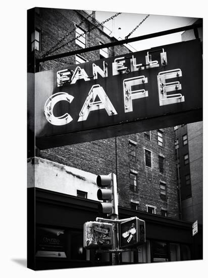 Advertising - Fanelli Cafe - Soho - Mahnattan - New York - United States-Philippe Hugonnard-Stretched Canvas