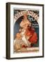 Advertising for Chocolate Ideal, 1897 (Poster)-Alphonse Marie Mucha-Framed Giclee Print