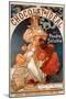 Advertising for Chocolate Ideal, 1897 (Poster)-Alphonse Marie Mucha-Mounted Giclee Print