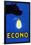 Advertising For Econo Bulbs-Econo-Framed Art Print