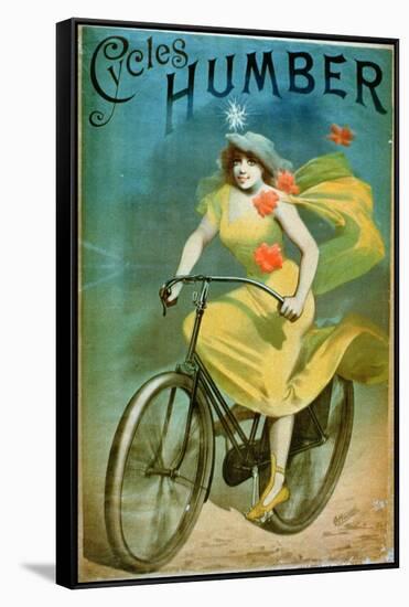 Advertising for "Humber Cycles"-Jules Chéret-Framed Stretched Canvas