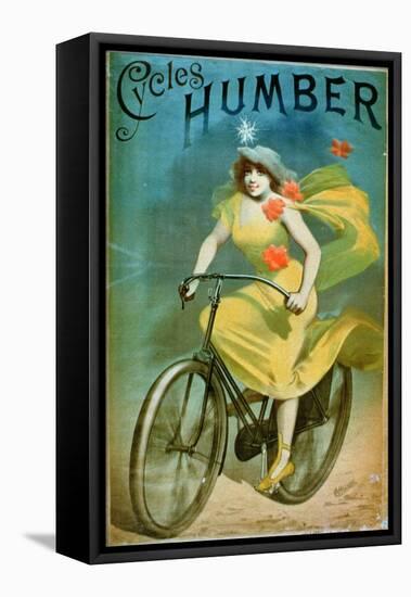 Advertising for "Humber Cycles"-Jules Chéret-Framed Stretched Canvas