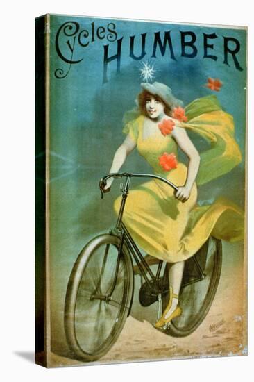 Advertising for "Humber Cycles"-Jules Chéret-Stretched Canvas