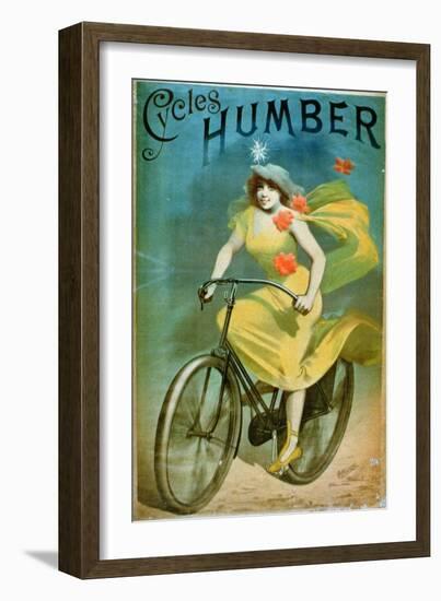 Advertising for "Humber Cycles"-Jules Chéret-Framed Giclee Print