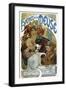 Advertising for the Beer of the Meuse. Illustration of Mucha (Czech Painter and Poster Designer, 18-Alphonse Marie Mucha-Framed Giclee Print