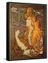 Advertising for the Brand of Papers a Cigarette “” Job””, Lithography by Alphonse Mucha (1860-1939)-Alphonse Marie Mucha-Framed Stretched Canvas