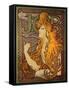 Advertising for the Brand of Papers a Cigarette “” Job””, Lithography by Alphonse Mucha (1860-1939)-Alphonse Marie Mucha-Framed Stretched Canvas