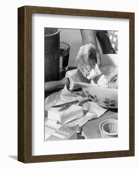 Advertising Image for Daneland Lard, 1963-Michael Walters-Framed Photographic Print