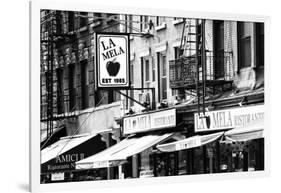 Advertising - La Mela - Little Italy - Manhattan - New York - United States-Philippe Hugonnard-Framed Photographic Print