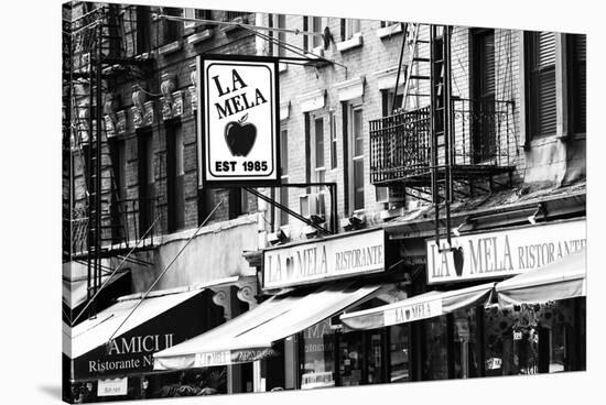 Advertising - La Mela - Little Italy - Manhattan - New York - United States-Philippe Hugonnard-Stretched Canvas