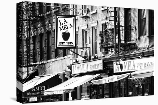 Advertising - La Mela - Little Italy - Manhattan - New York - United States-Philippe Hugonnard-Stretched Canvas