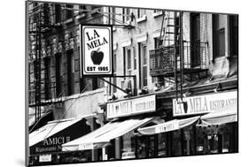 Advertising - La Mela - Little Italy - Manhattan - New York - United States-Philippe Hugonnard-Mounted Photographic Print