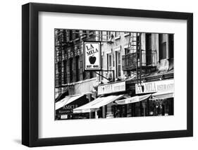 Advertising - La Mela - Little Italy - Manhattan - New York - United States-Philippe Hugonnard-Framed Photographic Print