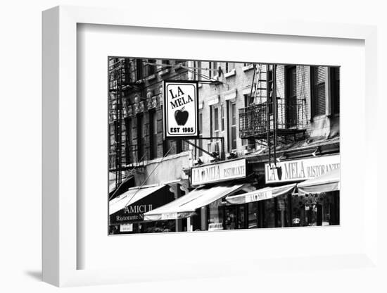 Advertising - La Mela - Little Italy - Manhattan - New York - United States-Philippe Hugonnard-Framed Photographic Print