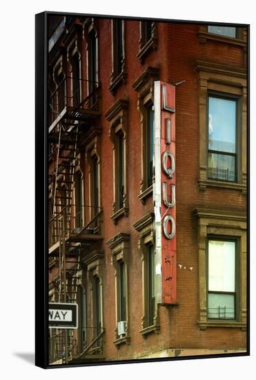 Advertising - Liquors - Harlem - Manhattan - New York - United States-Philippe Hugonnard-Framed Stretched Canvas