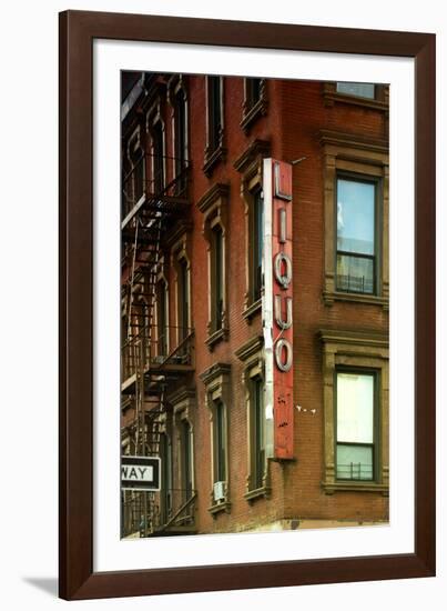 Advertising - Liquors - Harlem - Manhattan - New York - United States-Philippe Hugonnard-Framed Photographic Print