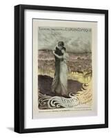 Advertising 'Louise' by Gustave Charpentier, at the Theatre National de L'Opera Comique, Paris-Georges Marie Rochegrosse-Framed Giclee Print