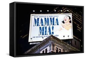 Advertising - Mamma Mia - Times square - Manhattan - New York City - United States-Philippe Hugonnard-Framed Stretched Canvas